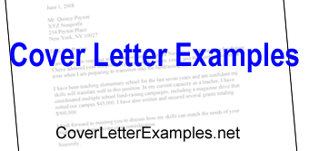 Cover Letter Examples